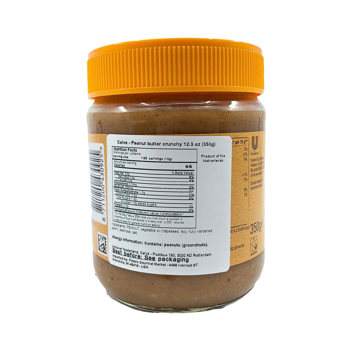 Calve Crunchy Peanut Butter 12.3 oz