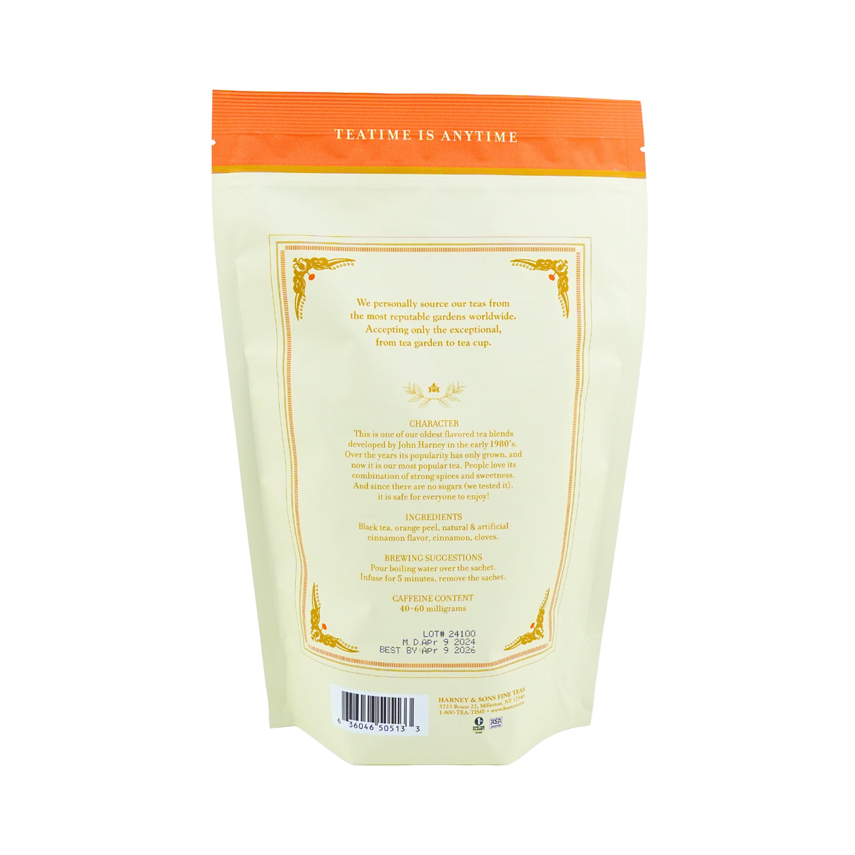 Harney & Sons Hot Cinnamon Spice Tea 50Ct Sachets