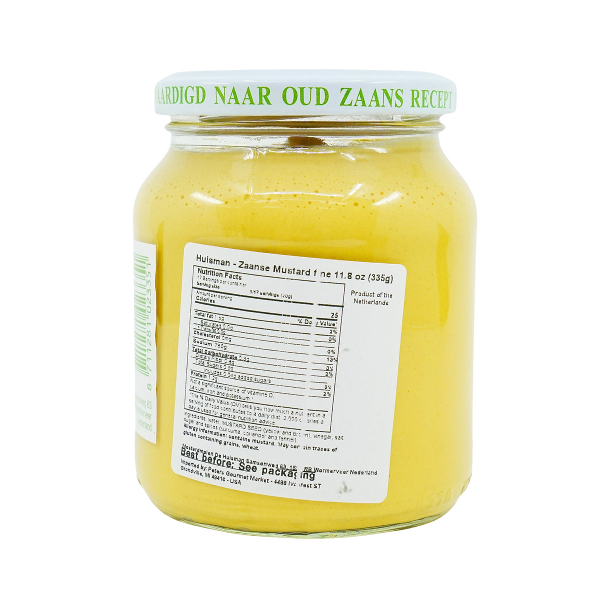 Huisman Zaanse Smooth Mustard 11.8 Oz