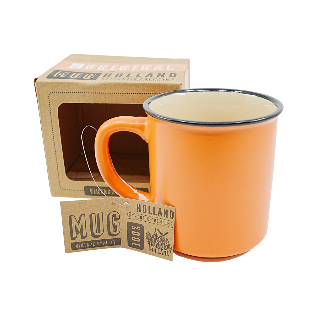 Holland Mug Orange 12 oz in gift box