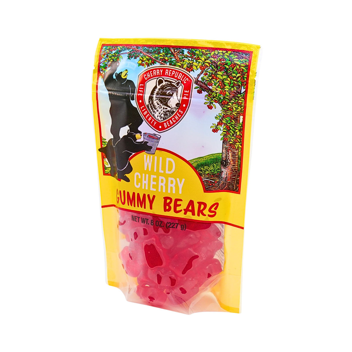 Cherry Republic Wild & Cherry Gummy Bears 8 oz bag