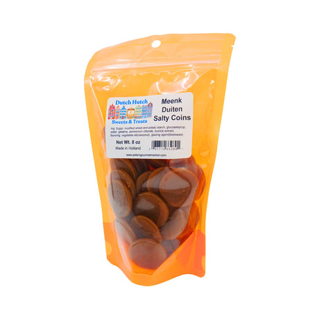Dutch Hutch Meenk Brown Licorice Duiten (Coins) 8 oz