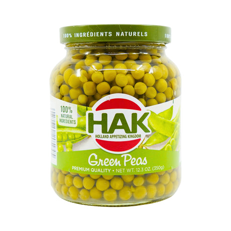Hak Green Peas 12.5 oz jar