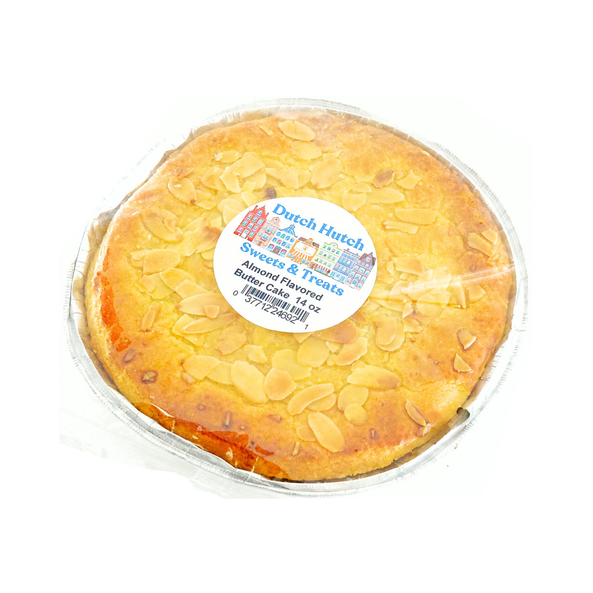 Dutch Hutch Almond Flavored  Butter Cake (Boterkoek) 14 oz H