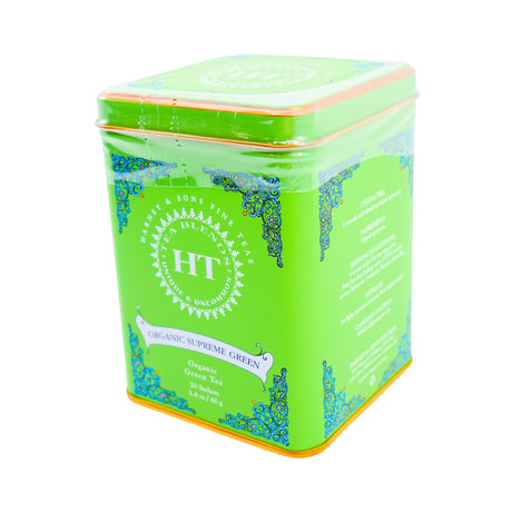 Harney & Sons Organic Plain Green Tea 20 Ct Tin