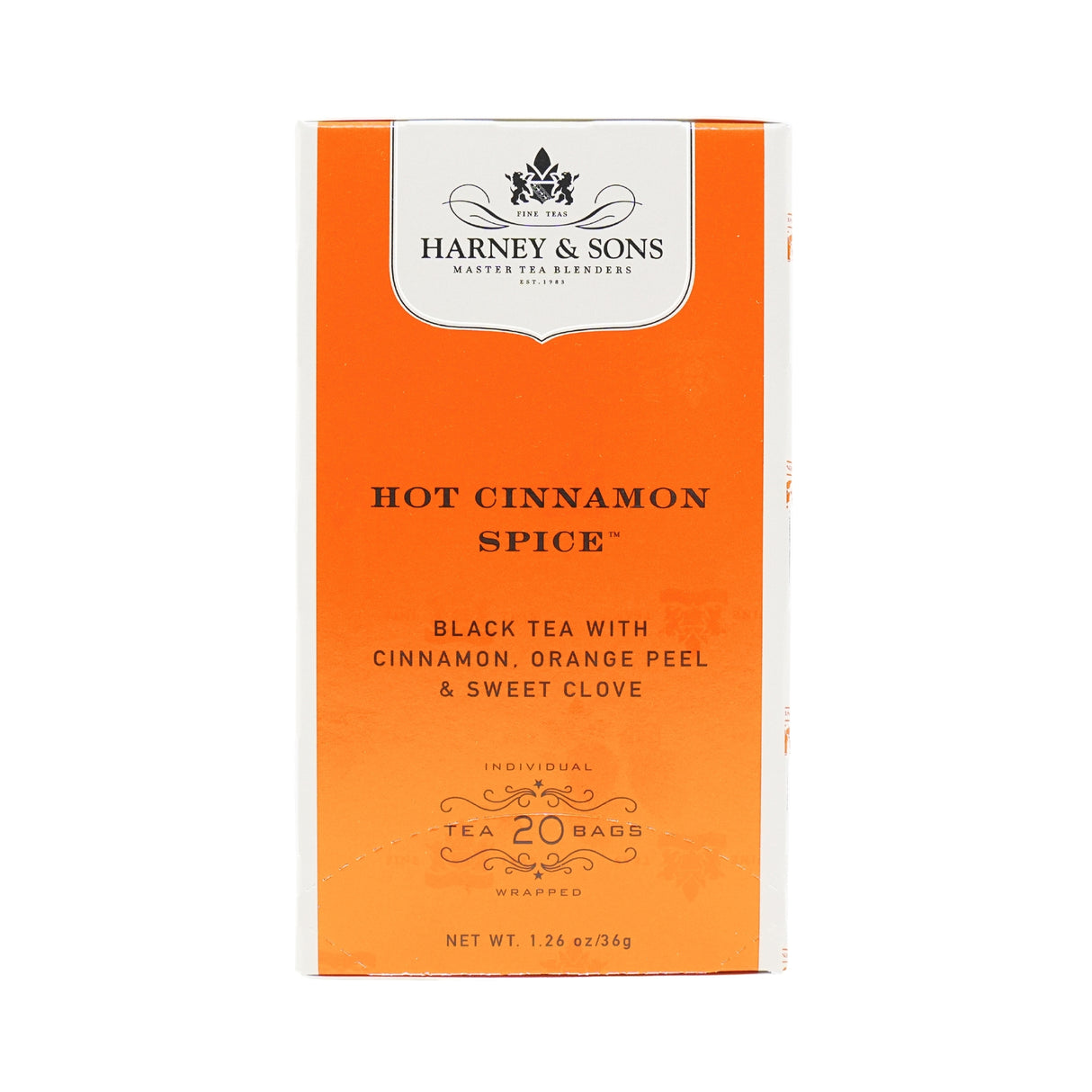 Harney & Sons Hot Cinnamon Spice Tea 20 Ct Box