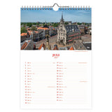 2027  Monthly  Calendar Scenes of Holland Watermills 9x13 inches