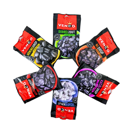 Venco Licorice Bundle Six 4.2 Ounce Bags