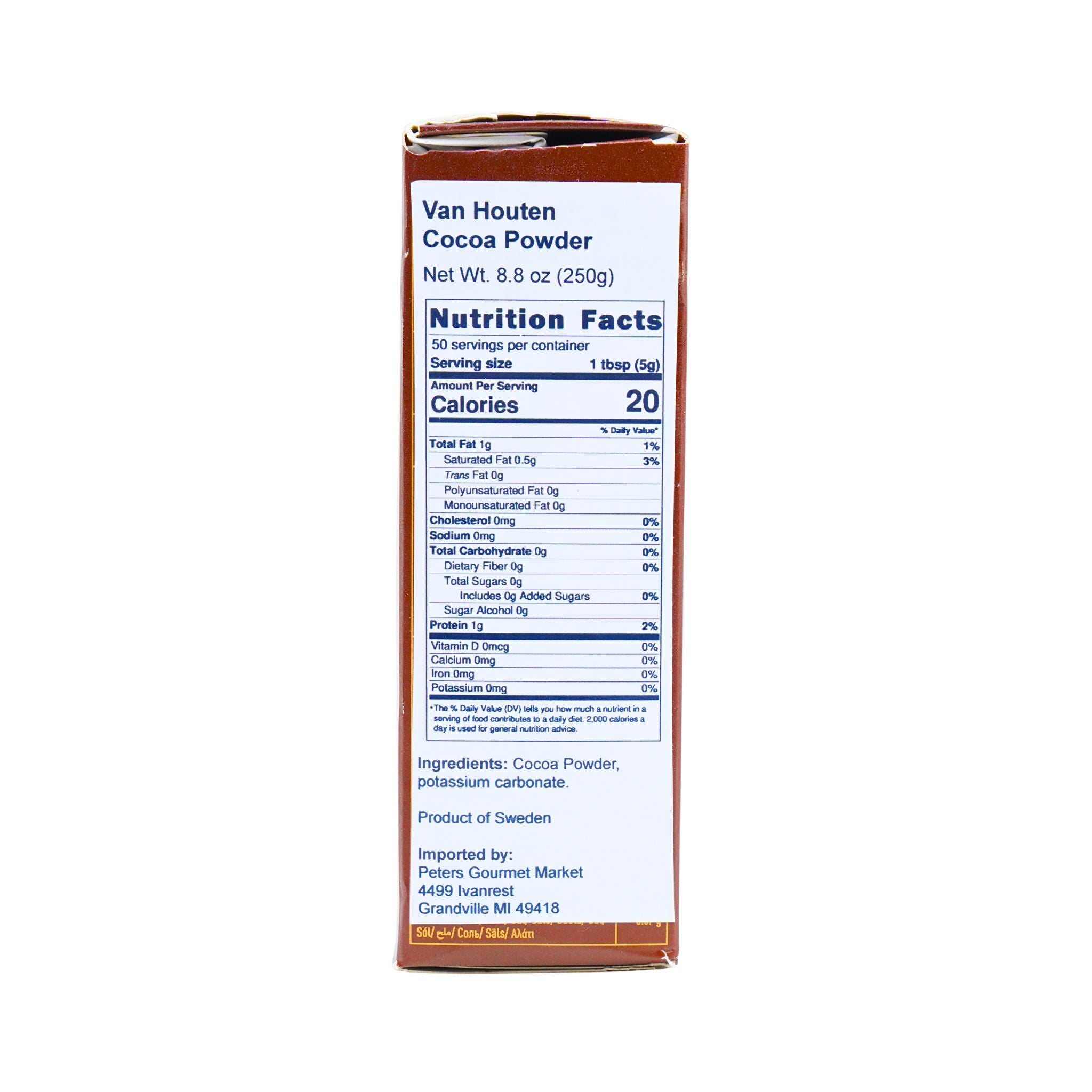 Van Houten Cocoa Box 8.8 oz – Peters Gourmet Market