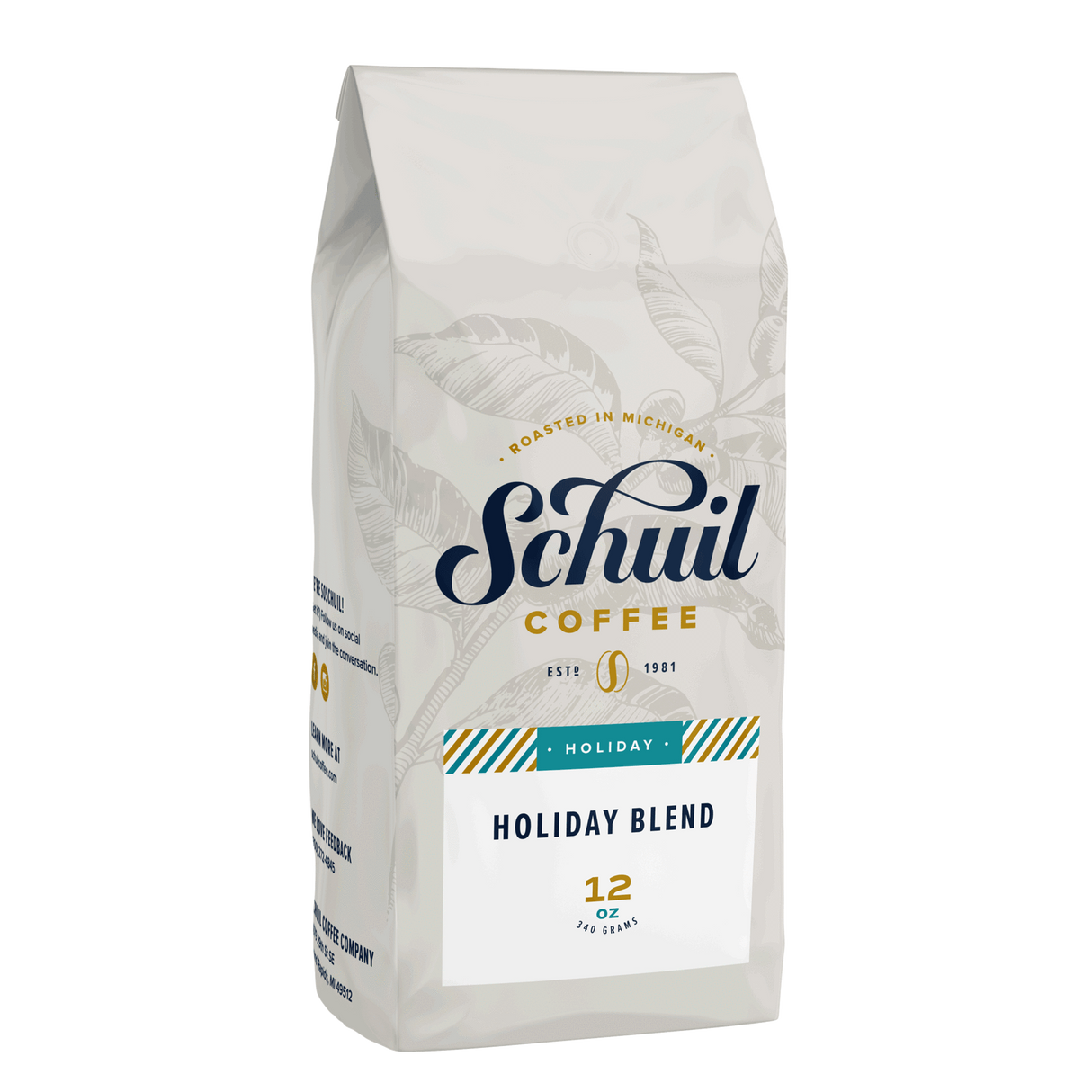 Schuil Holiday Blend Ground Coffee Decaf 12 oz