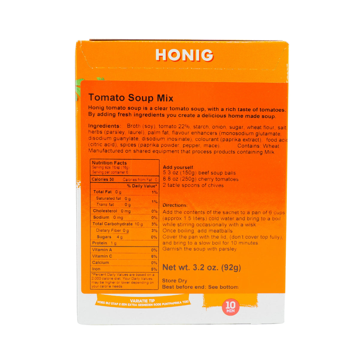 Honig Tomato Soup Mix 3.2 oz