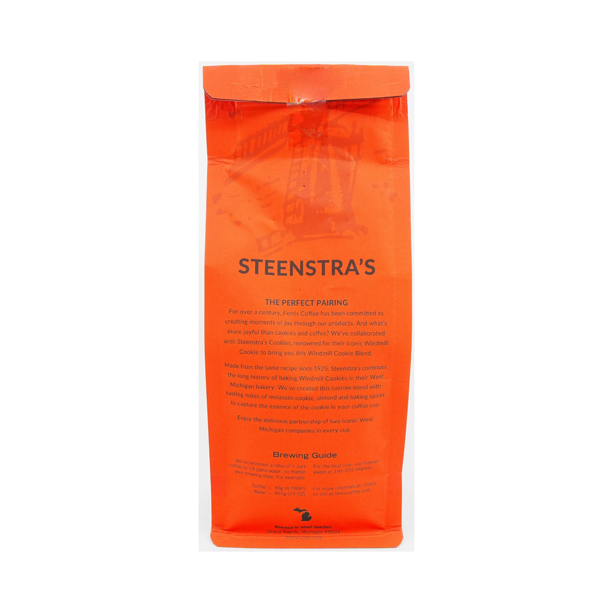 Steenstra's Windmill Cookie Coffee Blend Ground 12oz bag by Ferris Coffee
