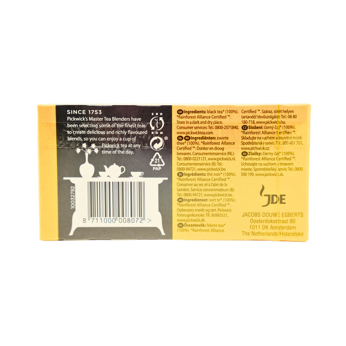 Pickwick Ceylon Tea 20ct box