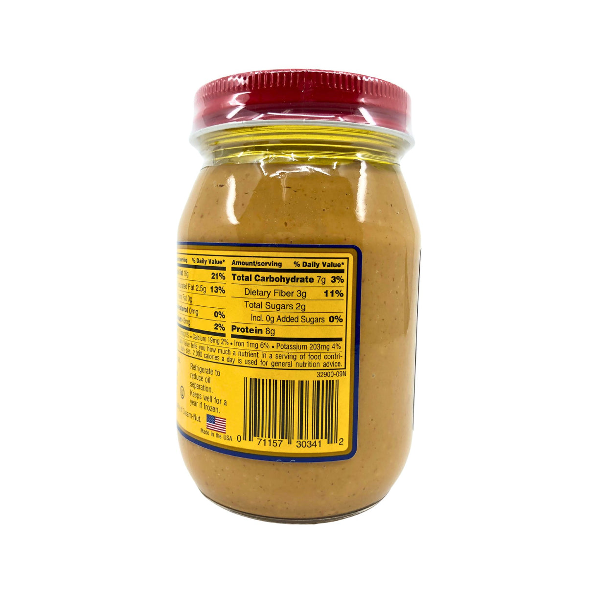 Koeze Natural Smooth Cream-Nut Peanut Butter Jar 17 Oz