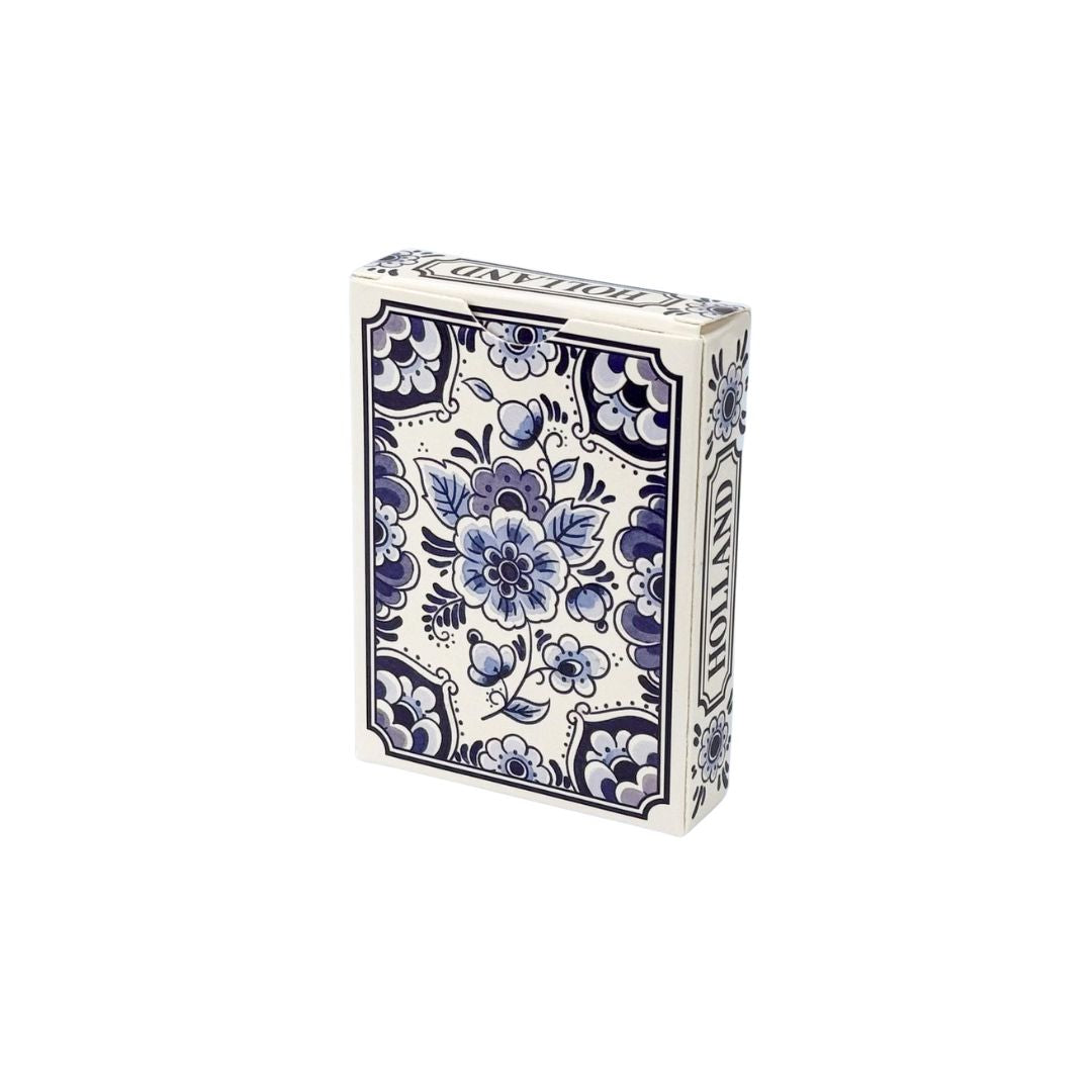 Playing Cards Flowers  Delft Blue