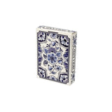 Playing Cards Flowers  Delft Blue