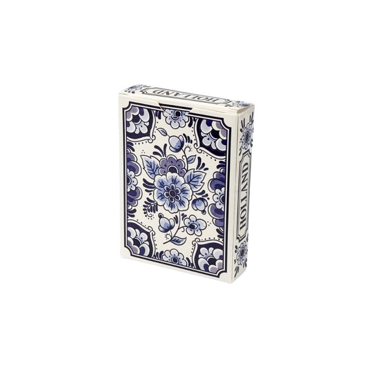 Playing Cards Flowers  Delft Blue