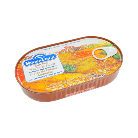 Rugenfisch Smoke Makerel Fillets Tin 6.7 oz