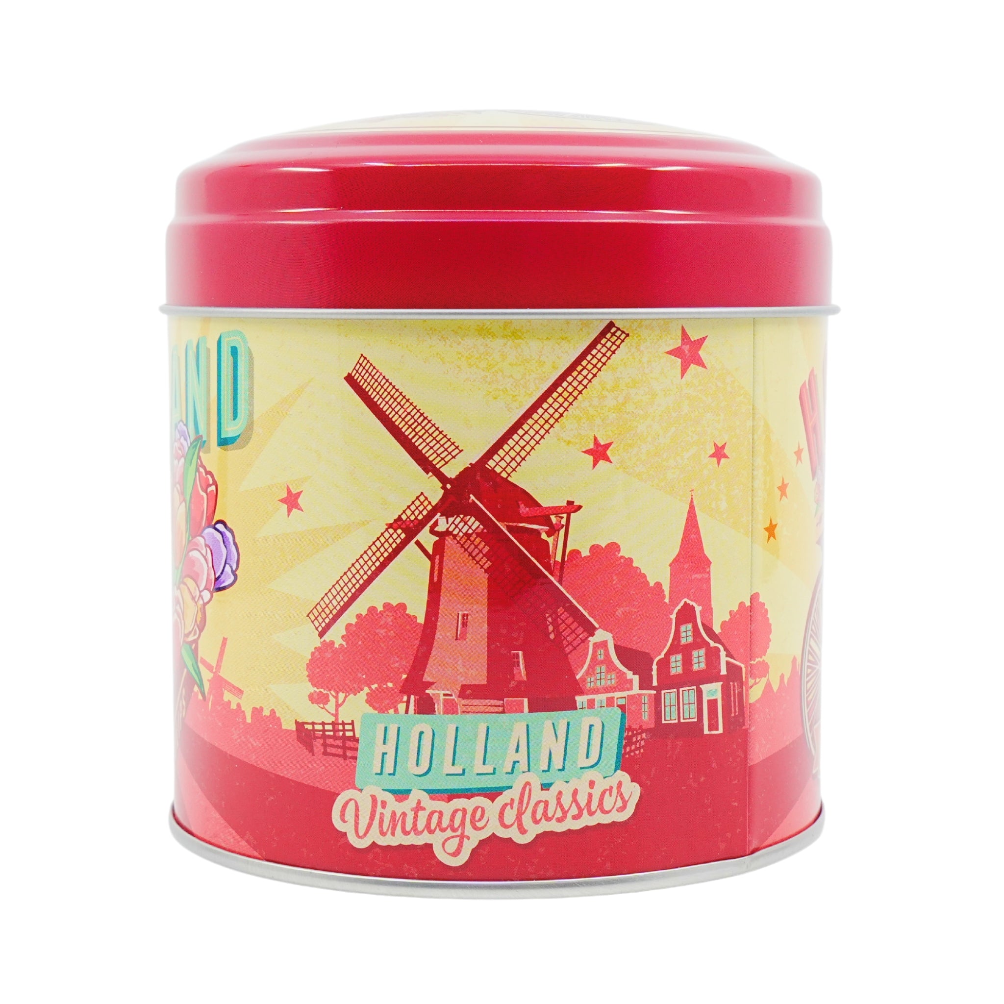 Stroopwafel Holland Vintage Tulips with 8 stroopwafels – Peters