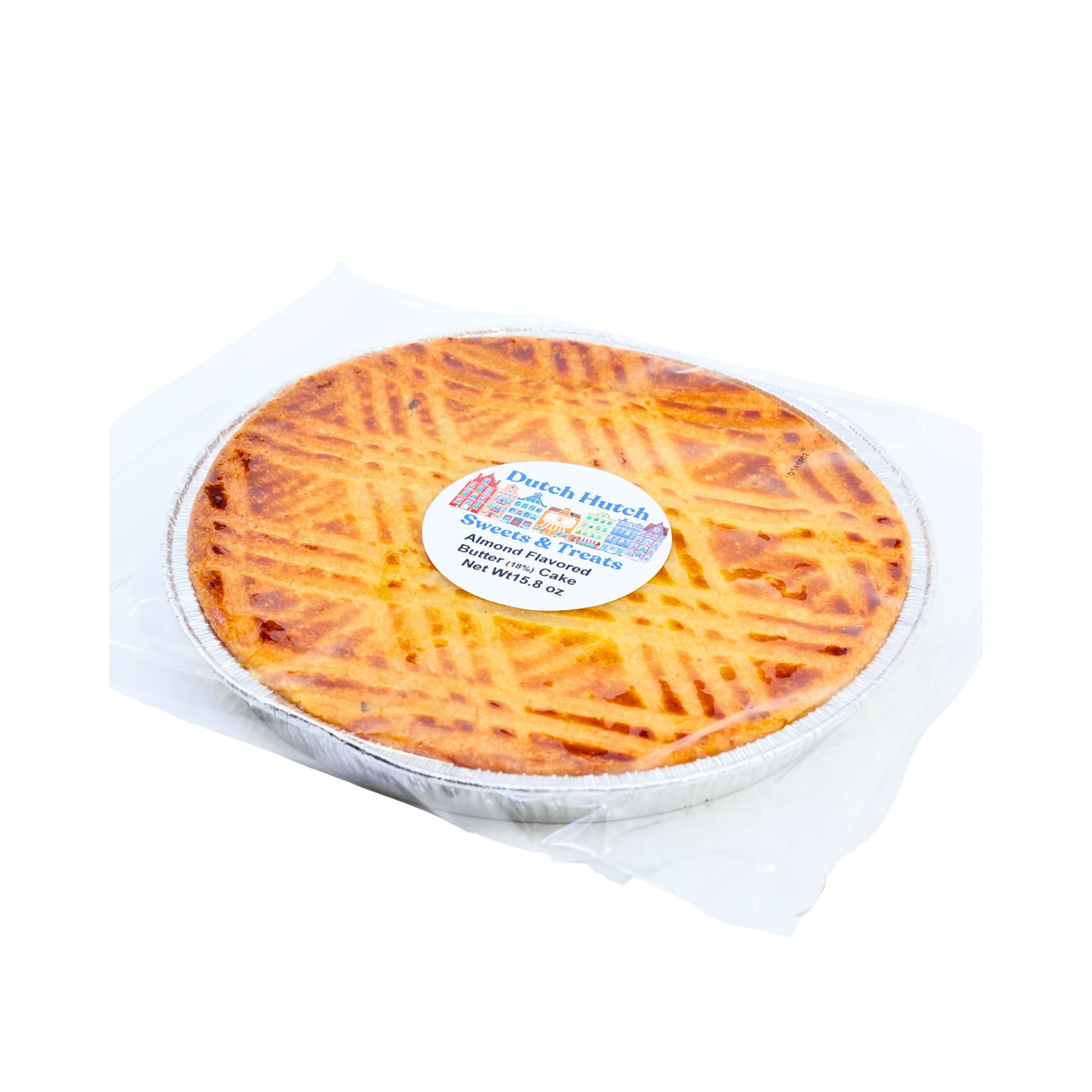 Dutch Hutch Almond  Butter Cake (Boterkoek) (18% butter)16 oz