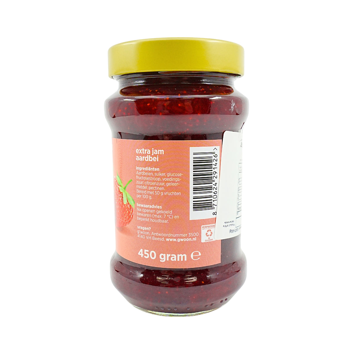 Gwoon Strawberry Jam 15.8 Ounce Jar