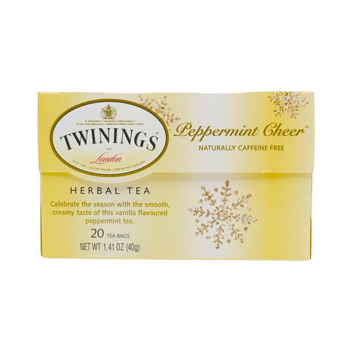 Twinings Peppermint Cheer  Tea 20 ct box