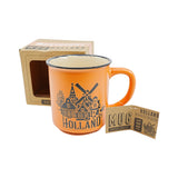 Holland Mug Orange 12 oz in gift box