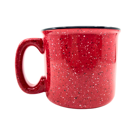 Gezellig is a feeling Ceramic Campfire Mug - Red 15 oz