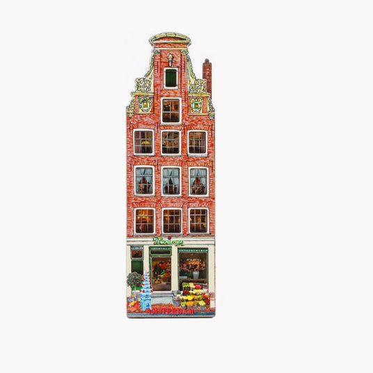 Magnet Canal House Flower Shop Amsterdam MDF