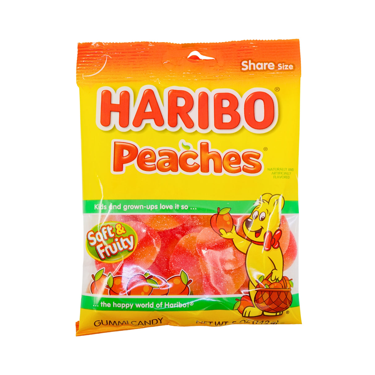 Haribo Peaches 5 Oz Bag