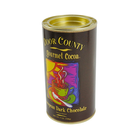 Door County Coffee European Dark Chocolate Hot Chocolate Canister 7 oz