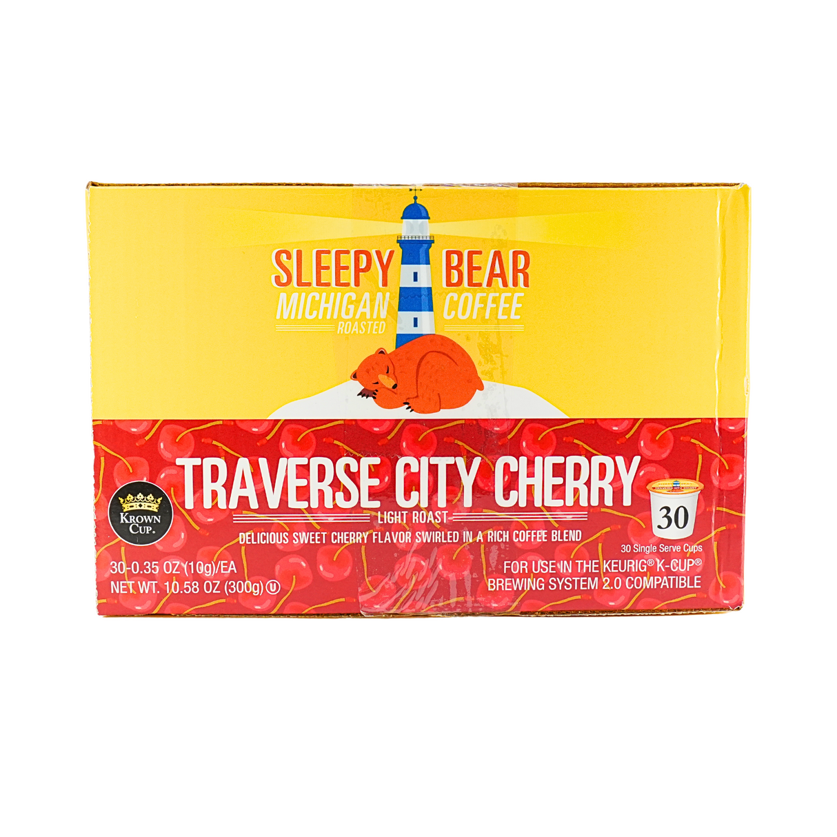 Sleepy Bear Traverse City Cherry Coffee 30 ct K CUP