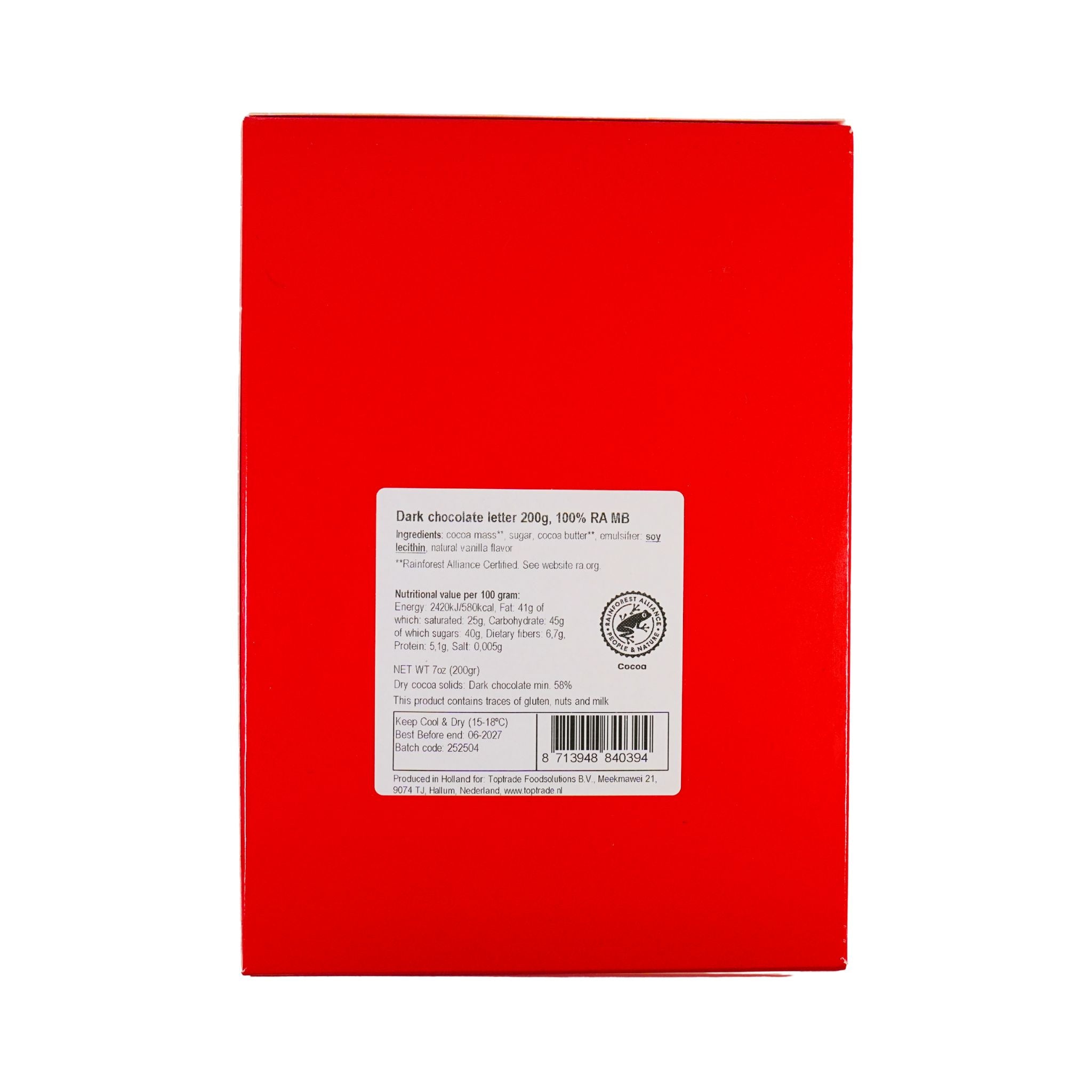 まるこ M レッド Lagosse 7 oz Extra Large Letter M Dark Chocolate – Peters Gourmet