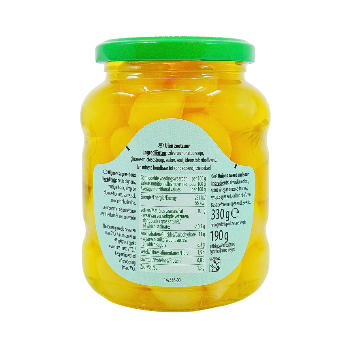Kuhne Amsterdamse Onions 12 oz jar