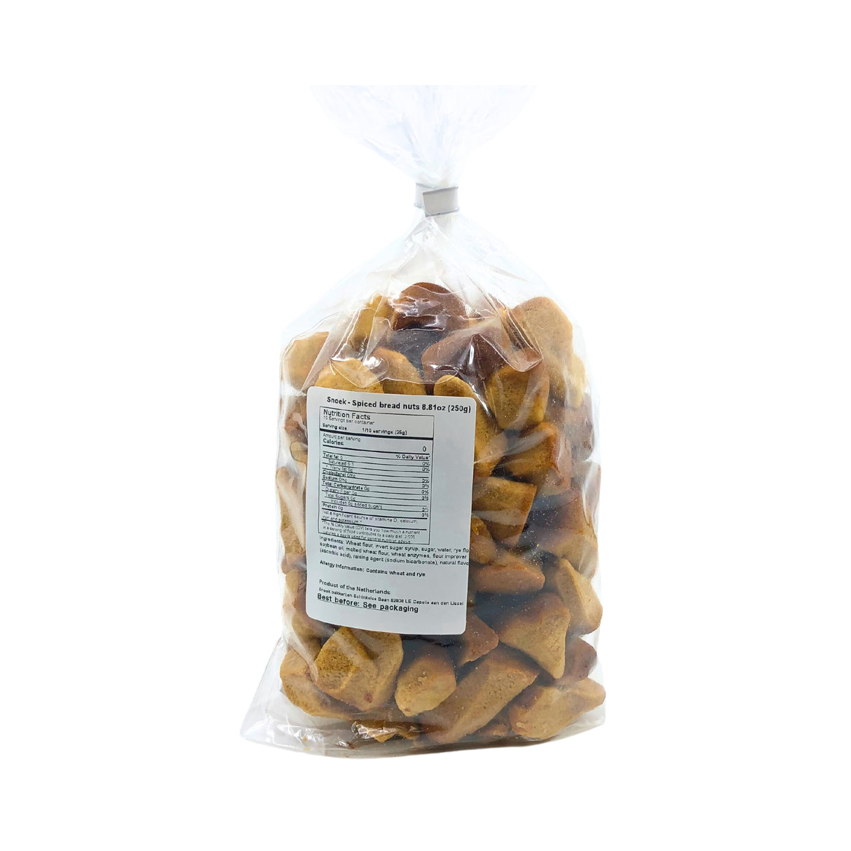 Snoek Soft Pepernoten (Gingerbread nuts) 8.8 oz bag