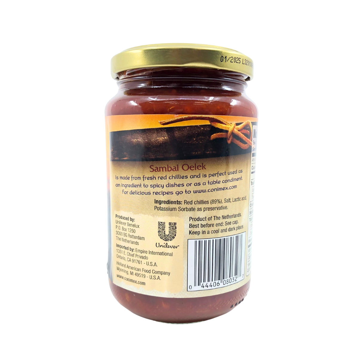 Conimex Sambal Oelek 11 Oz