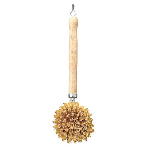 Fiber Dish Brush Wooden Handle