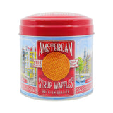 Stroopwafel Tin of Amsterdam Canal Houses with 8ct Stroopwafels