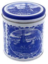 Stroopwafel Tin 4 Seasons Delft  w/stroopwafels