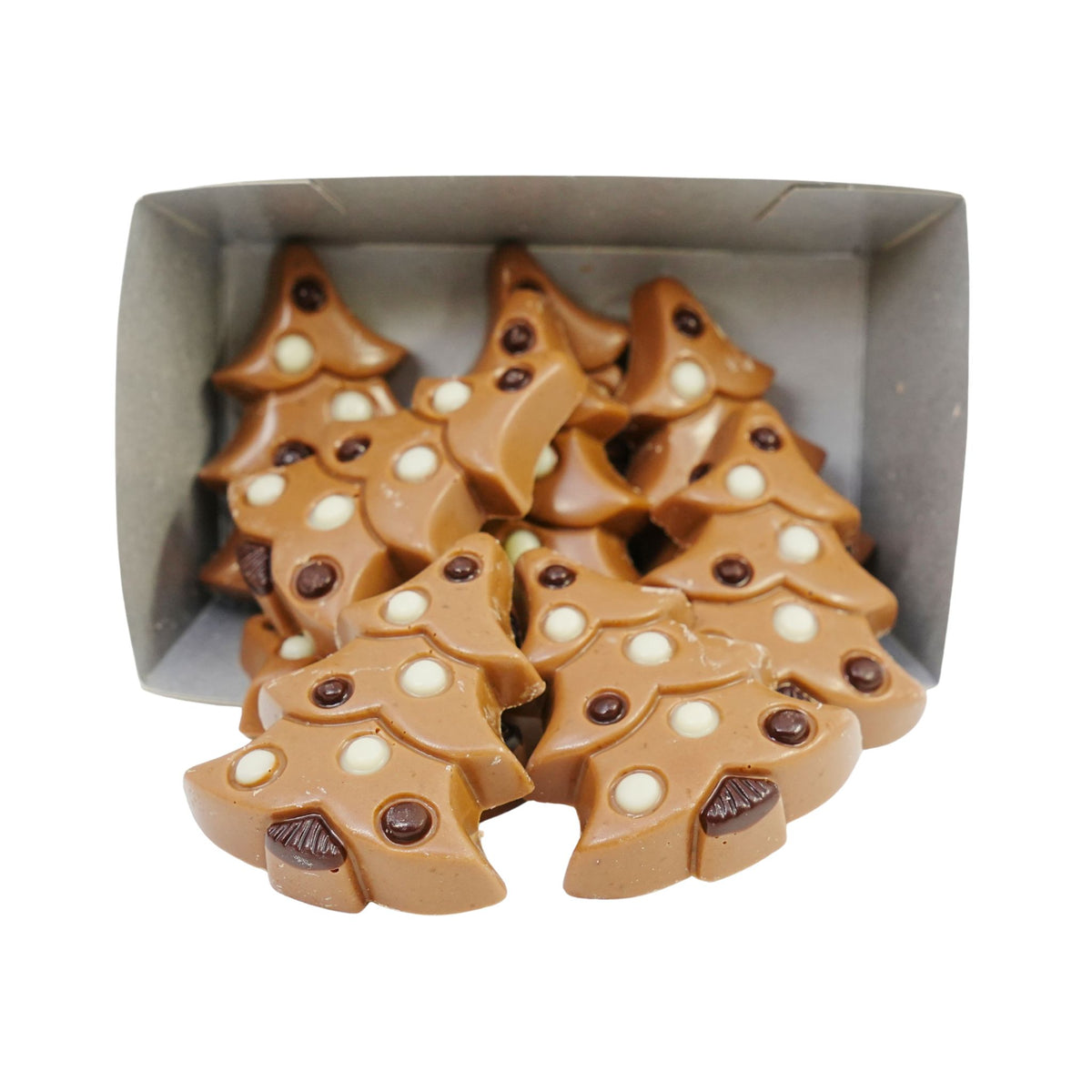 Martinez Milk Chocolate Caramel Seasalt Christmas Trees 4.7oz