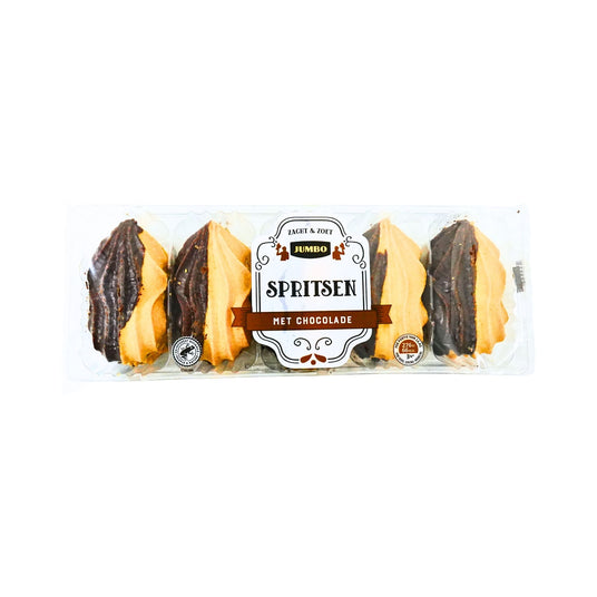 Jumbo Chocolate Sprits (shorbread) 7 oz