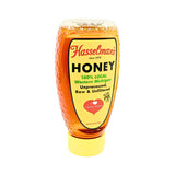 Hasselmans Honey 16 oz Inverted bottle
