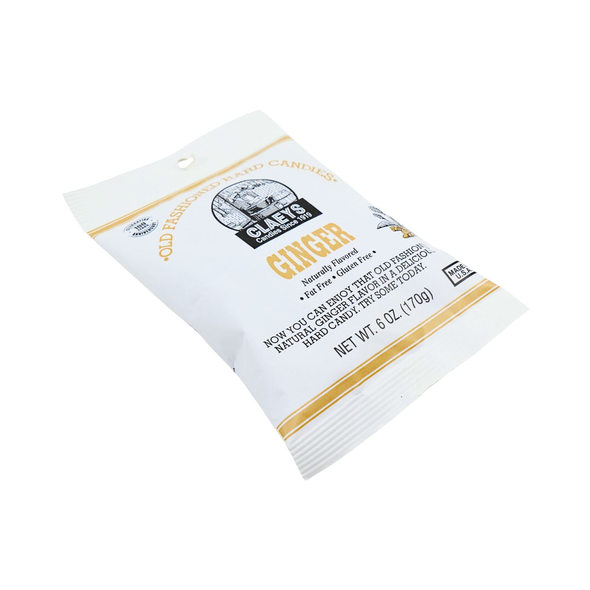 Claeys Sanded Ginger Candy 7 oz