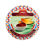 Markus Retro Design Stroopwafel tin with 8 stroopwafels