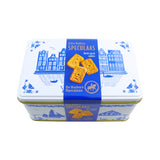 De Ruiter Speculaas Tin 13.5 oz Tin with cookies