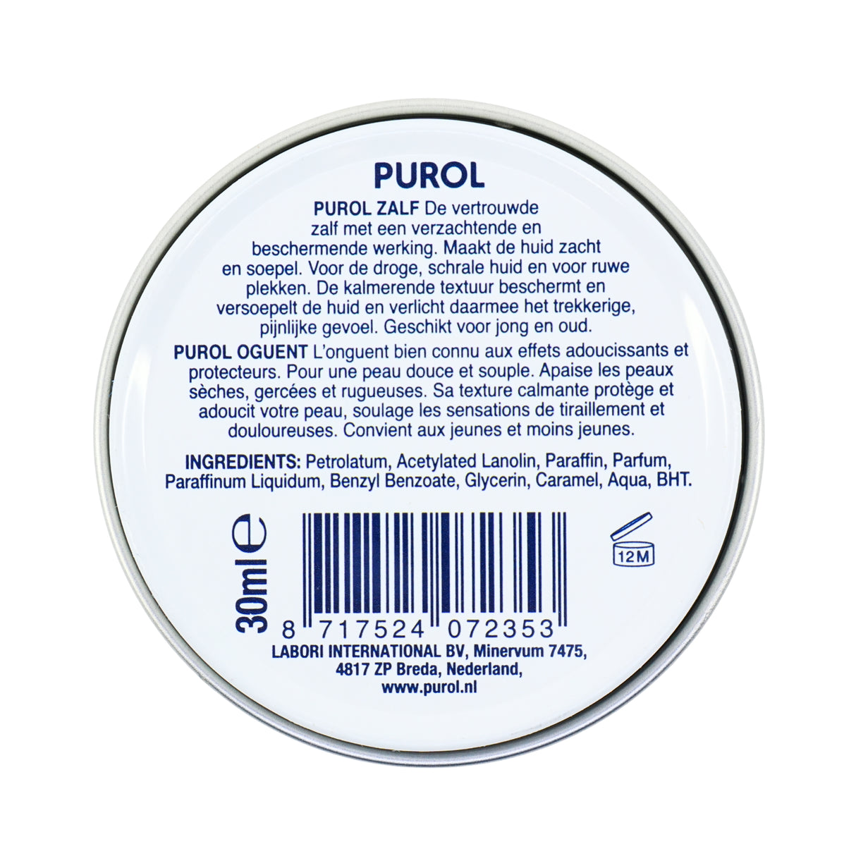 Purol Ointment 30ml Tin