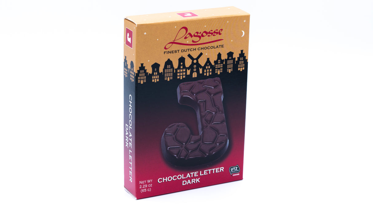 Lagosse Dark J Small Letter 2.3 Oz