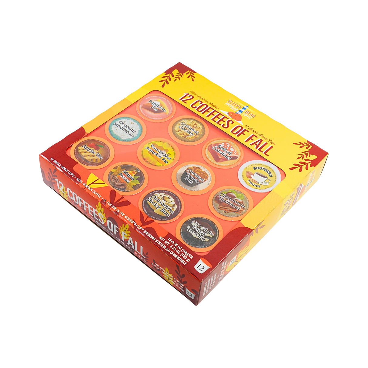 Sleepy Bear 12 Coffees of Fall Variety Pack - K cups