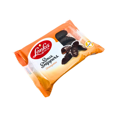 Lonka Orange  Filled Chocolate Snippers 8.6oz