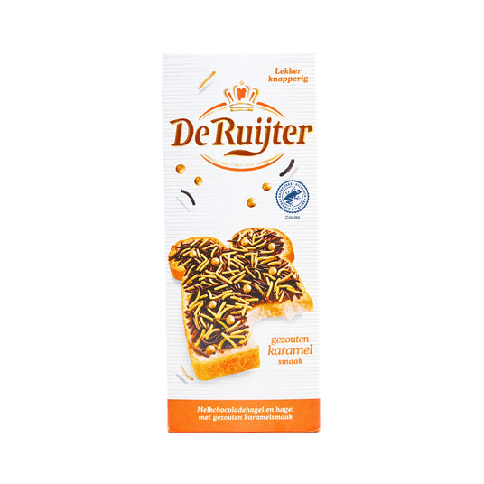 De Ruijter Salted Caramel Chocolate  Sprinkles Hagelslag 7 Ounce Box